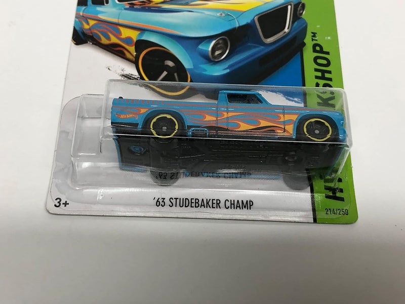 SCORE 2015 Hot Wheels HW Workshop '63 STUDEBAKER CHAMP 214/250 diecast - Image 2